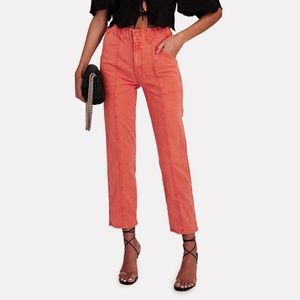 Mother The Springy Ankle in Hot Coral